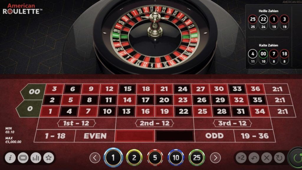 Amerikanisches Roulette von NetEnt